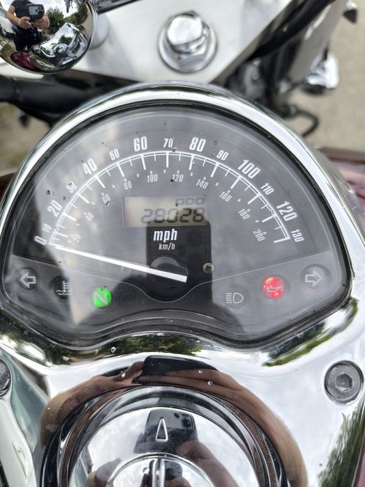 Honda VTX 1300R Hard Krome big straight 3inch