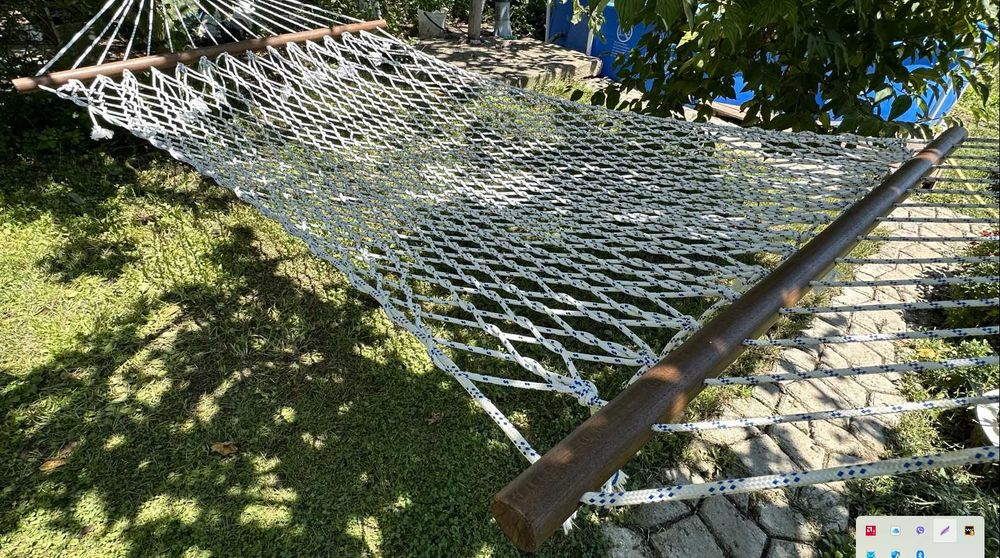 Ръчно изработен хамак без възли