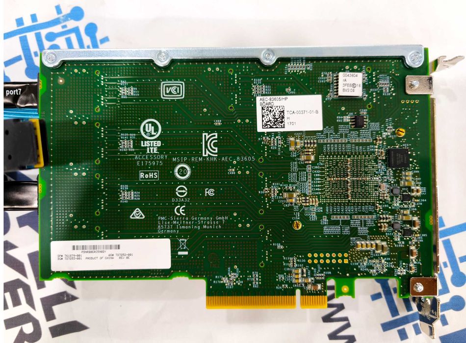 HPE Internal Plug-in 9-Port 12G SAS Expander Adapter с SAS кабелями