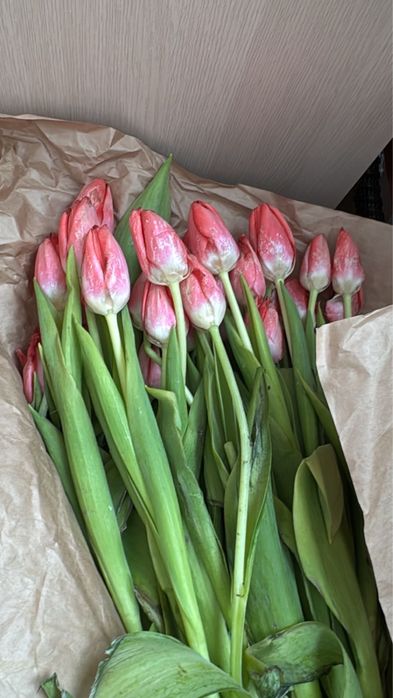 Букеты тюльпанов