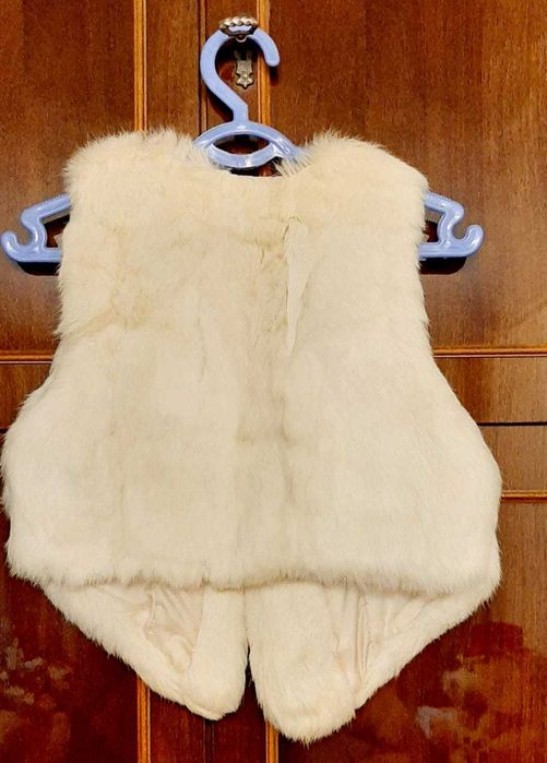 Жилетка из натурального меха (кролик)