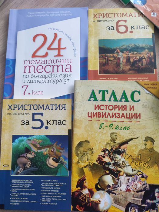 Български език, Литература, Математика и Човекът и природата