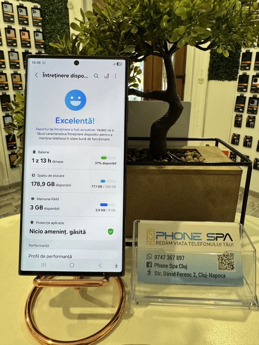 Samsung S23 Ultra  256Gb/8 RAM - Din magazin,cu garantie!