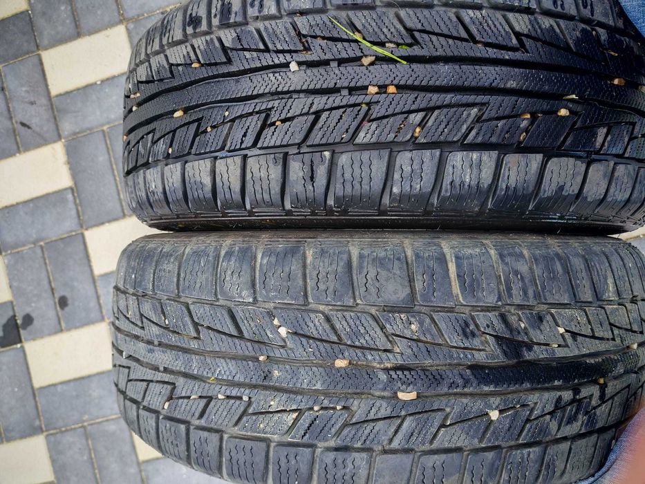 Vand Jante originale Ford, R17, 5x108, cu anvelope de iarna decente, Dot 16
