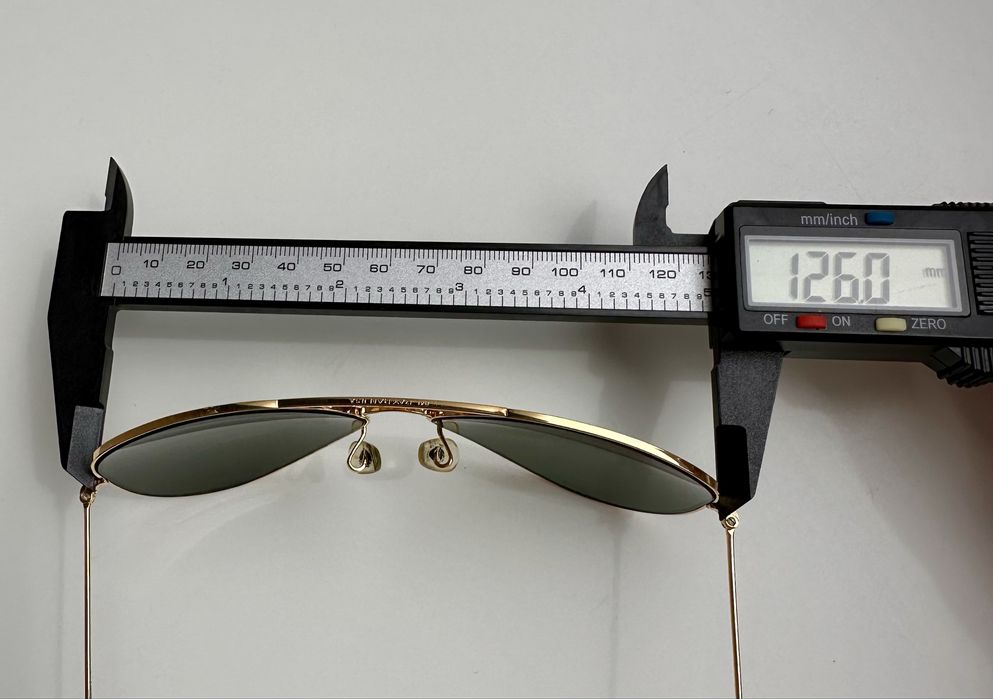 Ray Ban B&L Aviator USA 58-14 G15 винтидж оригинал