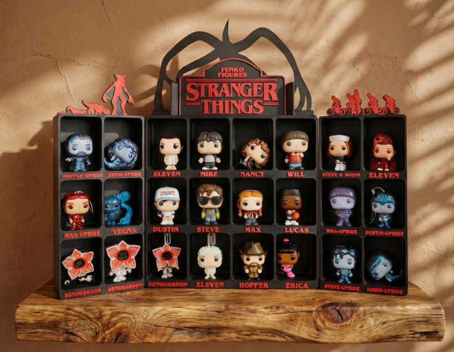 Дисплей/Органайзер за Stranger Things фигурки (Kinder Joy) – 24 места