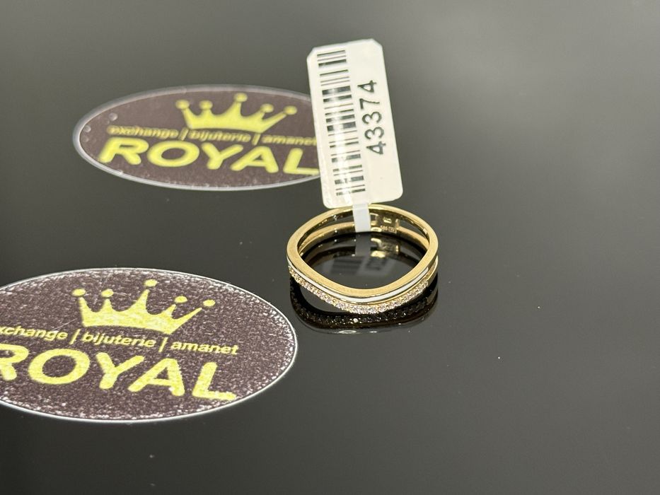 Bijuteria ROYAL : Inel AUR 14K NOU / 1.79 GR