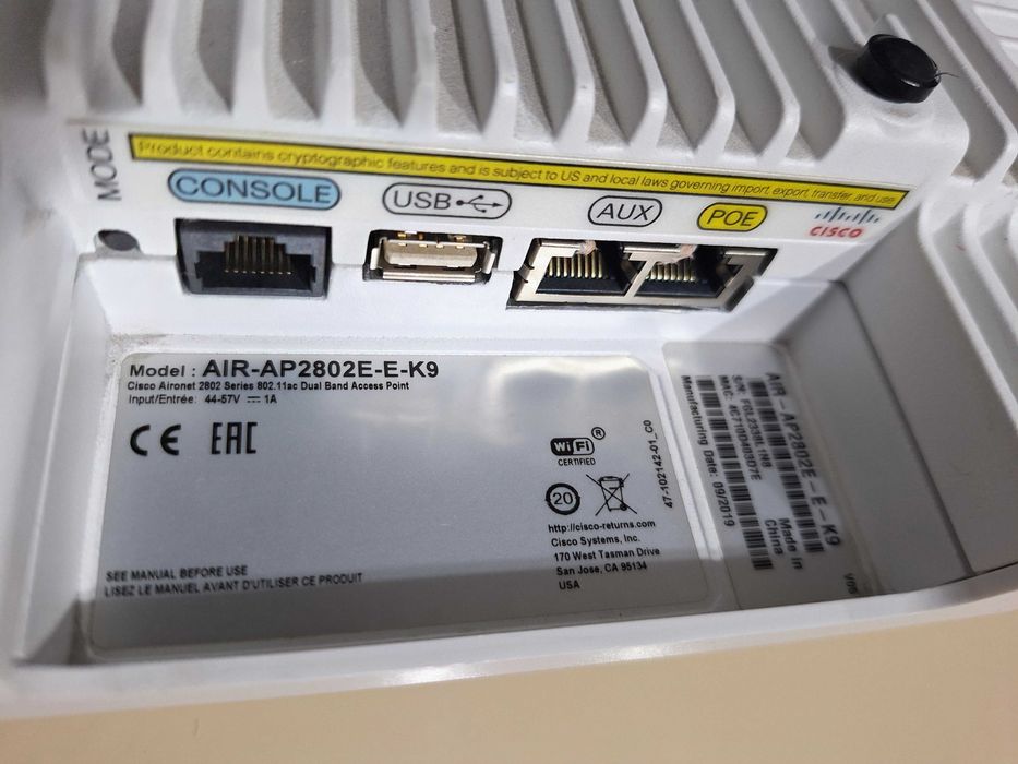 AIR-AP2802E-E-K9 Cisco Aironet 2802E - Radio access point