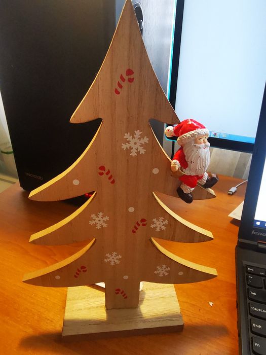 Decorațiune Brad de lemn de Craciun / Brad de Craciun