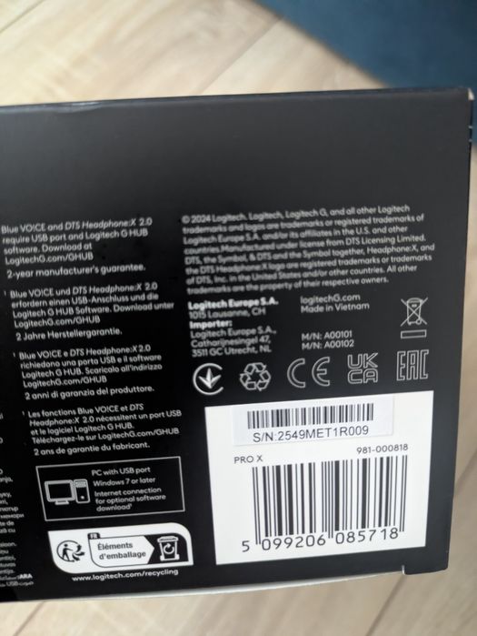 Casti Logitech G  Pro X