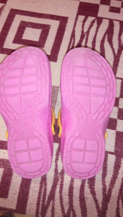 Детски кроксове розови, джапанки №32 - 33 стелка 22см