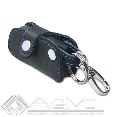 Husa cheie din piele pentru BMW Seria 1 E81, Seria 3 E90, Seroa 5 E60 F10, X1 X3 X5 X6, cusatura neagra, pentru cheie cu 3 butoane