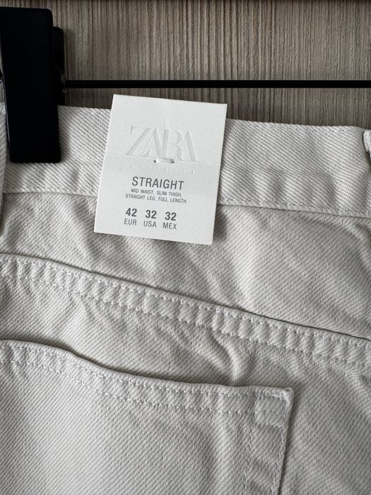 Blugi Zara, Barbati, 42, Straight Fit, Colectie 2025