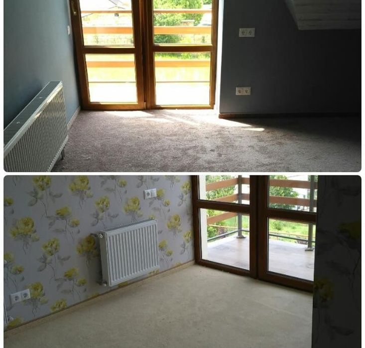 Укладка линолеум - ковролин