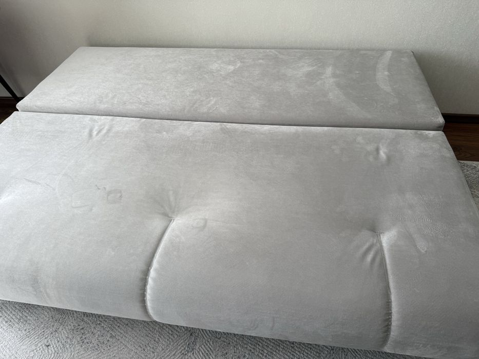 Продам диван прямой, серого цвета