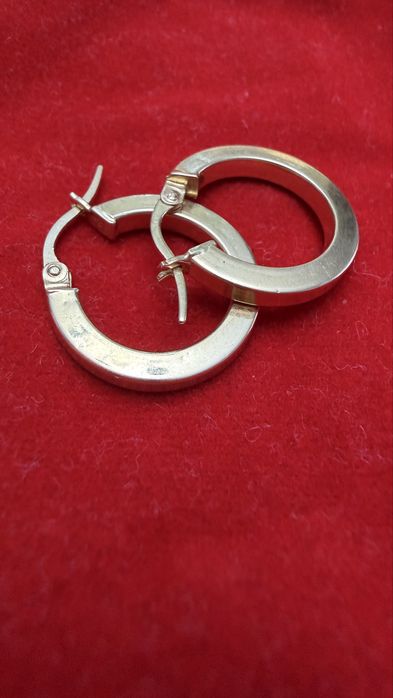 Золотые Серьги - кольца - 585 проба