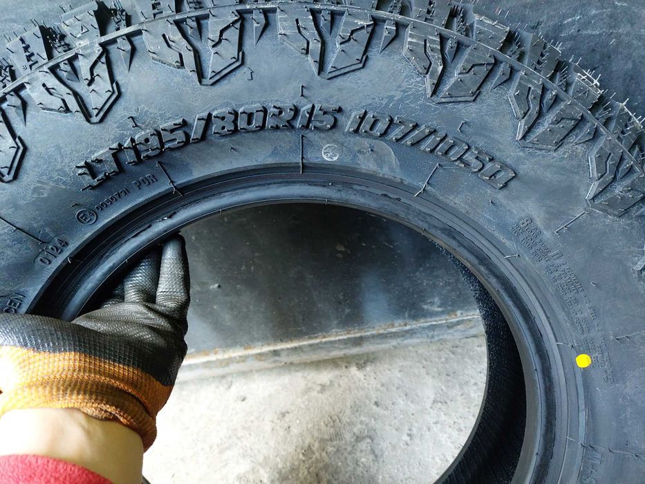 4бр.нови гуми Radar 195 80 15 dot0124 цената е за брой!