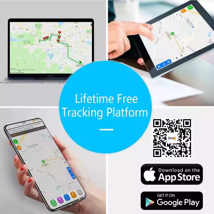 GPS трекер с микрофоном и блокировкой двигателя.