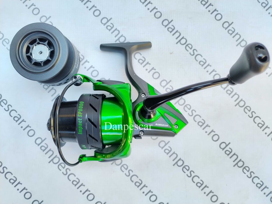 SET 2 Mulinete Feeder Robinhan IMPACT SP6000 tambur long cast 10rulmen