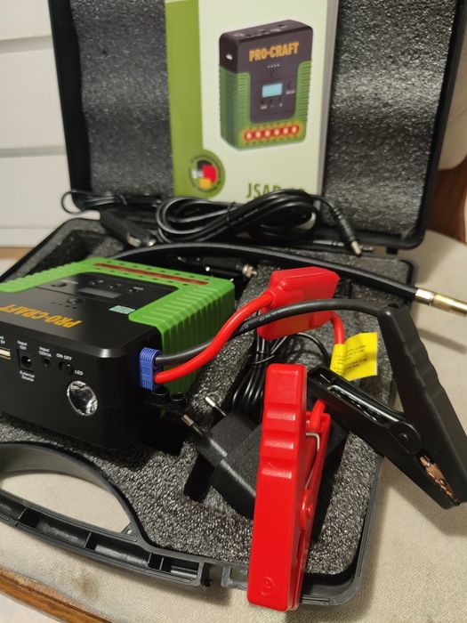 Starter/Jump auto multifuncțional+Compresor 12000Mah Nou!!