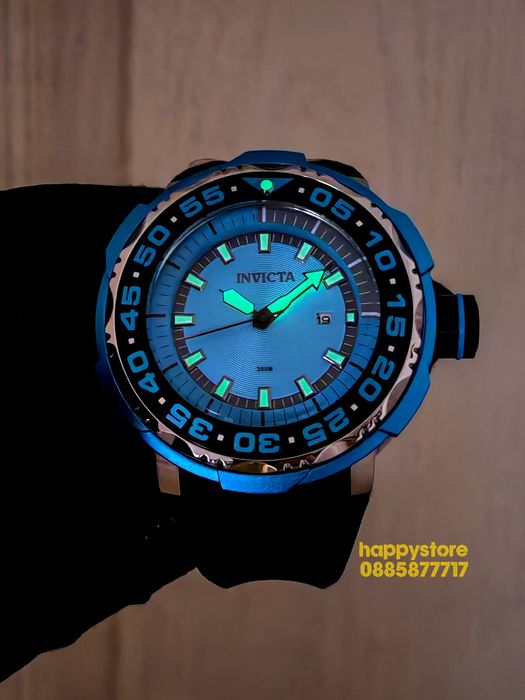 INVICTA Chrononaut Blue 52 mm, Инвикта нов ръчен часовник