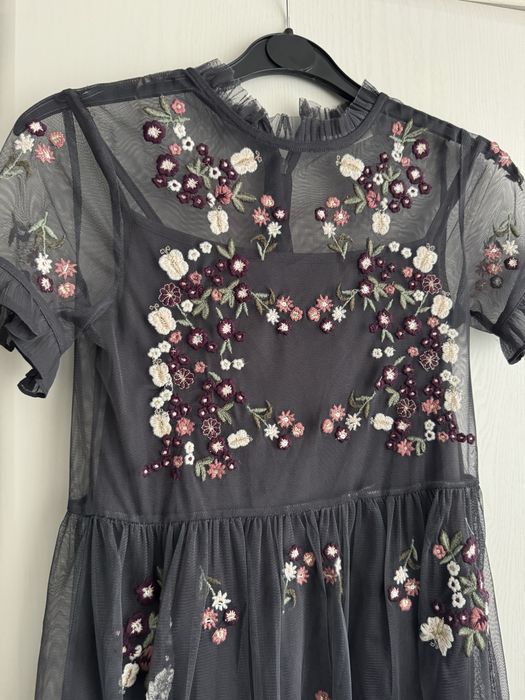 Rochie Next eleganta  noua tul brodat 11 ani