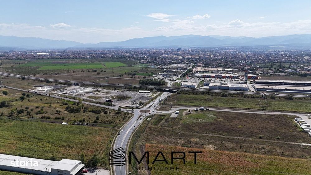Teren industrial cu PUZ 18500mp cu acces la autostrada