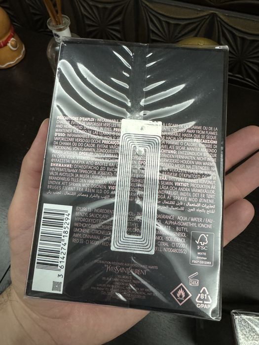 YSL Black Opium Glitter EDP 90ml, original 100%, nou, sigilat