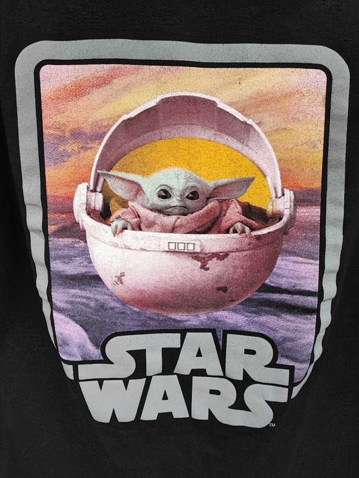 Tricou Star Wars The Mandalorian, negru, mărimea L