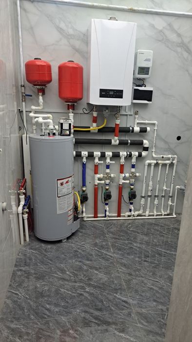 Сантехнический и отопителний услуги подключ