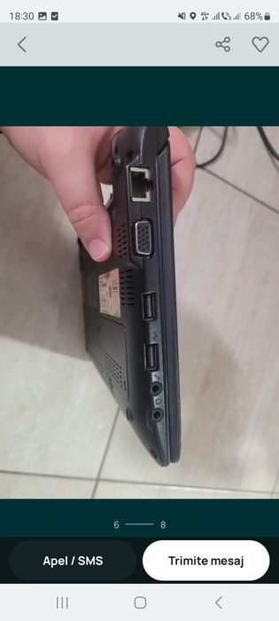 Laptop eMachines, Linux, 160GB, doar in Cluj, 100 lei fix