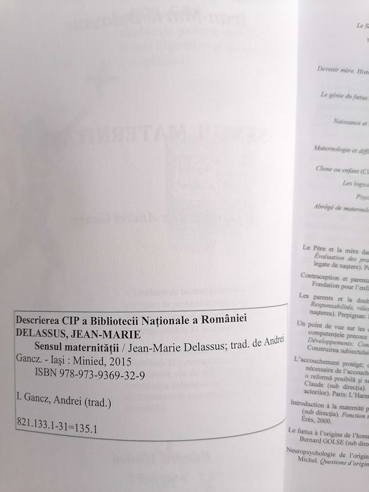 Jean-Marie Delassus - Sensul maternitatii