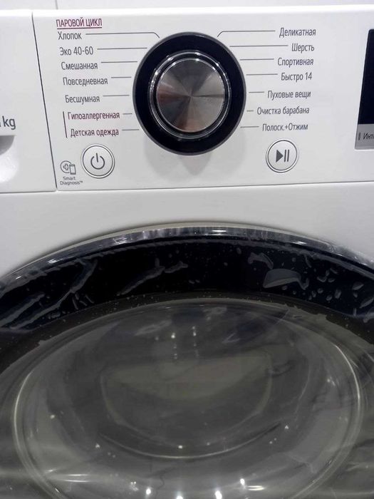 Стиральная машина LG 11 кг F4V3ES6W DD Inverter Steam