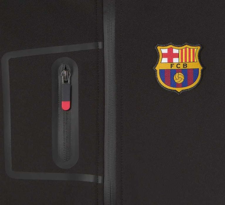 Softshell / skin / jacheta cu gluga FC Barcelona - 100% ORIGINALA!