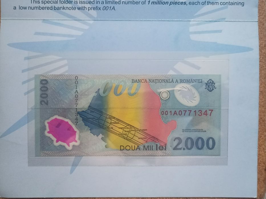 Bancnotă de 2000 lei, Eclipsa Totală de Soare, 1999