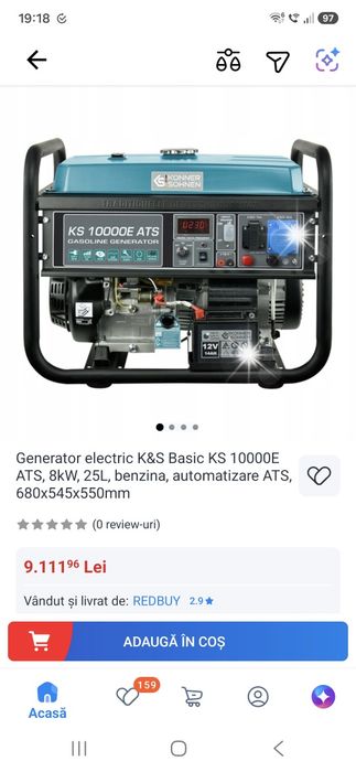Generator 8kw cu automatizare
