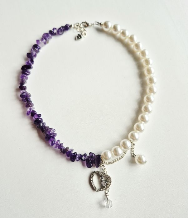 Колье "Аметистовый Жемчуг"