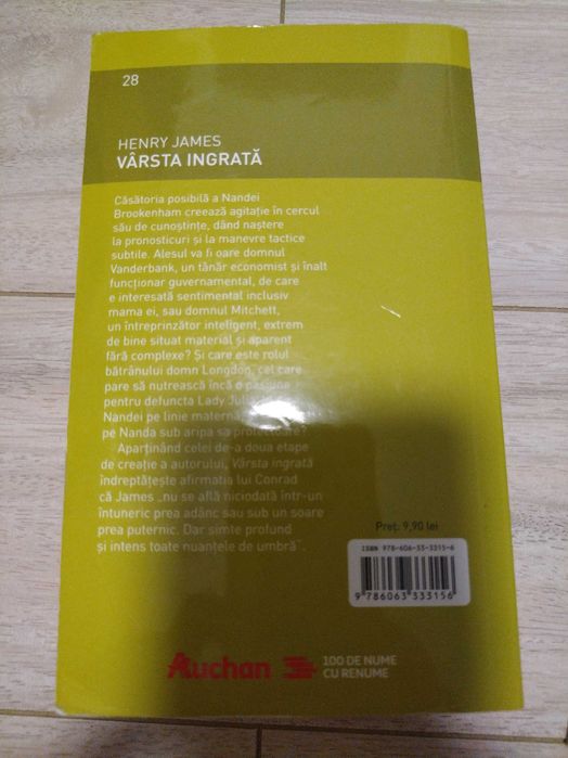 3 Romane scrise de Henry James si Oscar Wilde