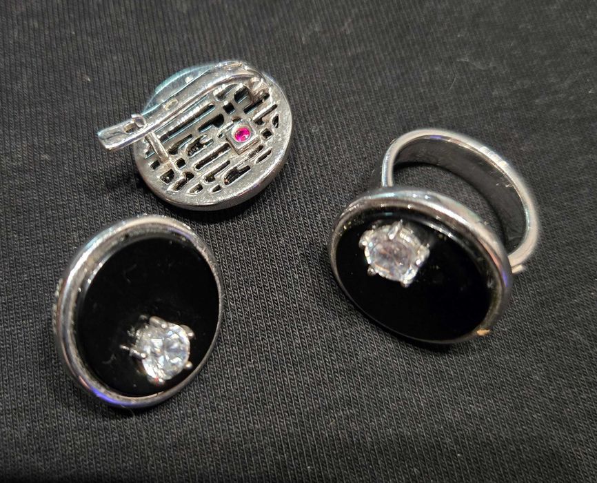 Ювелирный набор из серебра