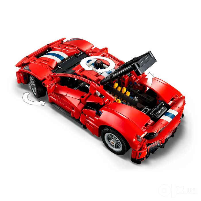 Конструктор LEGO Technic Автомобиль Ferrari 488 Pista, 882 деталей