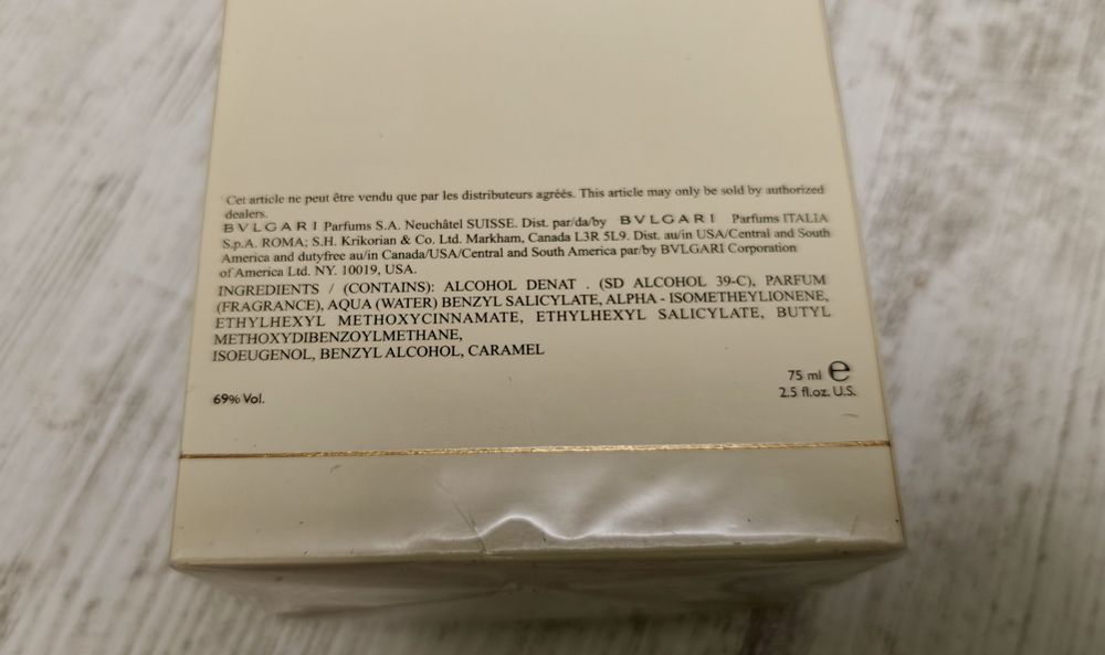 Продавам нов парфюм BVLGARI 100ml EDT Jasmine