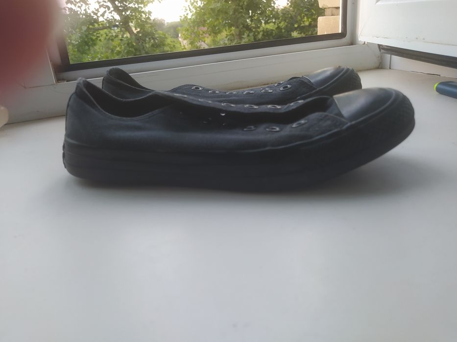 кеды, размер 39, цвет чёрный