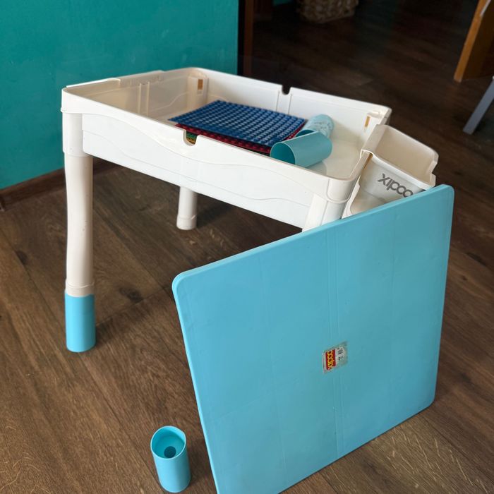 Столик для лего детский со стульчиками