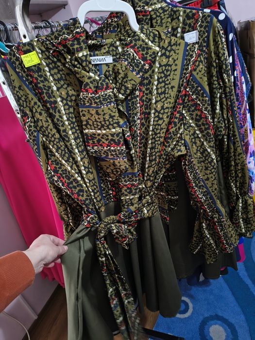 Rochie noua, verde, mărimi XXL, XXXL