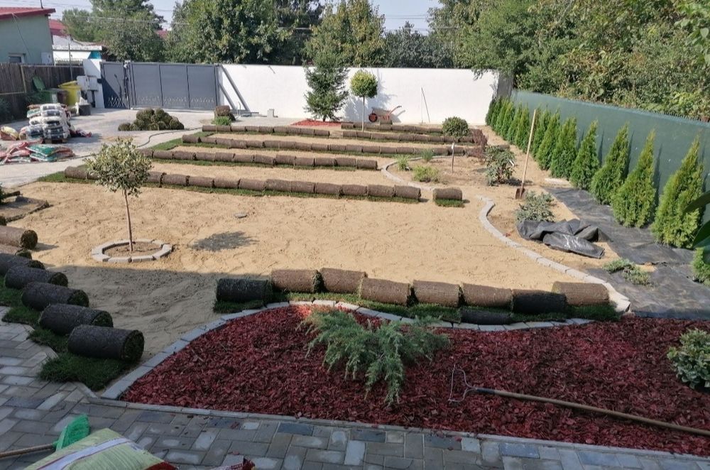 Gazon rulou sport 24 de lei m2 transport și montaj inclus în preț.