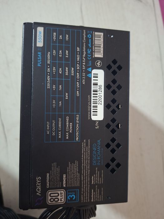 Sursa aqiris pulsar 550w