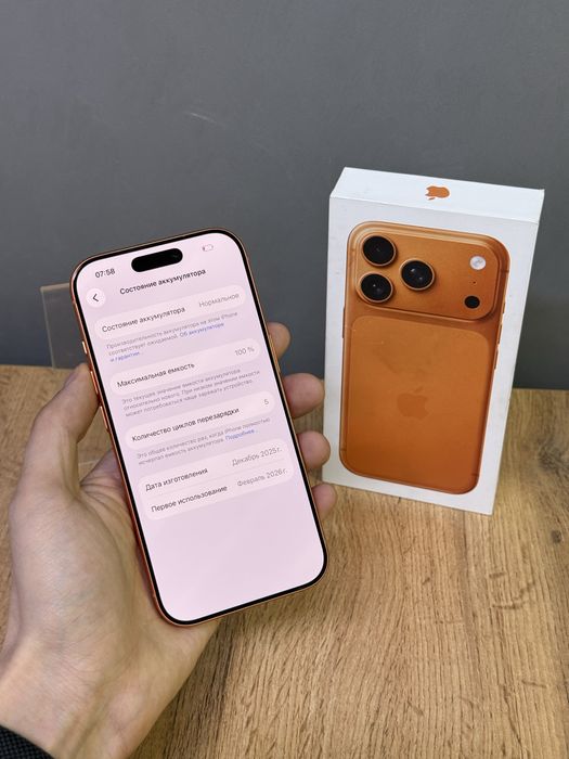 iPhone 17 Pro 256 GB АКБ 100% 5 цикл | Mobile Zone