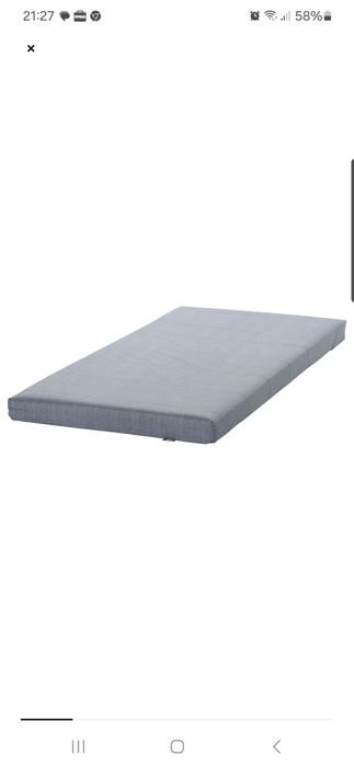 Pat IKEA cu extensie 90×200 + 90×200 + 2 saltele 90*200 de spuma 10cm