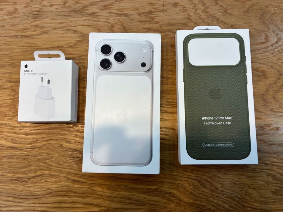 iPhone 17 Pro Max 512GB Silver, Deep Blue Гаранция