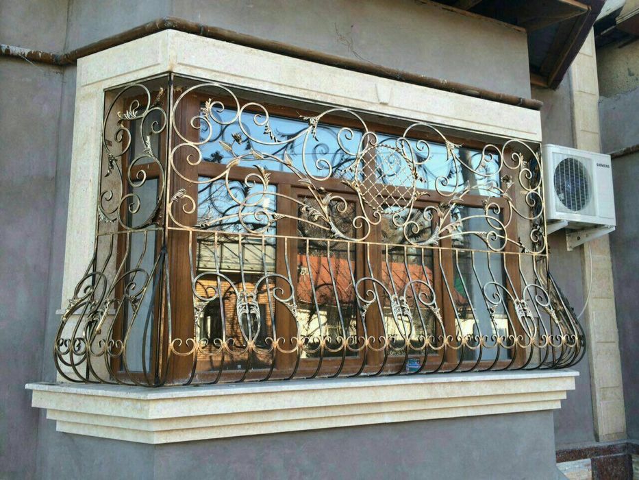 РЕШЁТКИ НА ОКНА .козырек навес ограда kovka ришотка riwotka